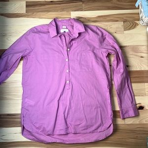 LOFT long sleeve shirt lilac